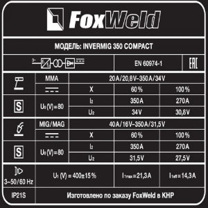   Invermig 350 Compact