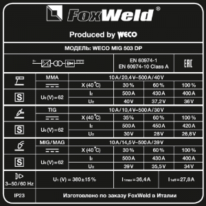   WECO MIG 503 DP